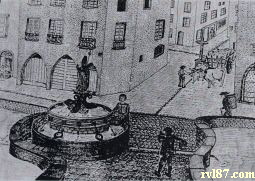 La fontaine et les �tangs d�Aigoul�ne