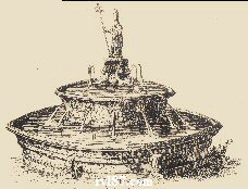 Fontaine d'Aigoulène  dessin de Tripon